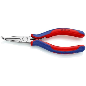 Knipex 35 82 145 Electronics Pliers Bent Nose 145mm Grip Handle